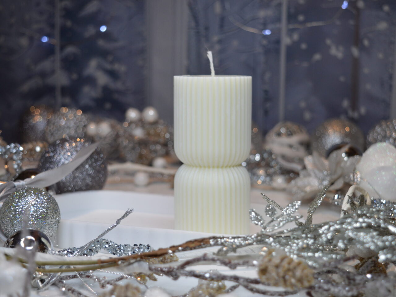 Świeca ryflowana ze zwężeniem dół S